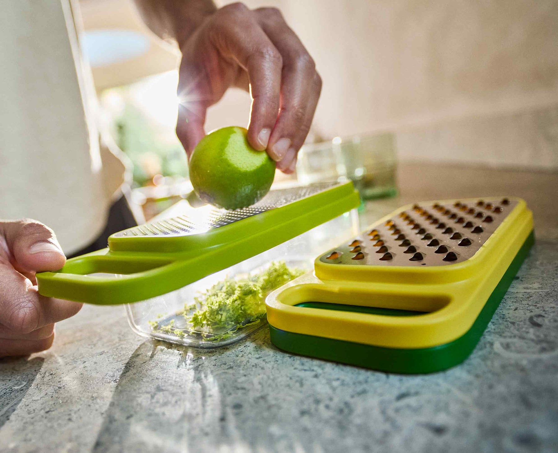 Multi-Grate &amp; Store™ 3-in-1 Grater Set with Storage Container