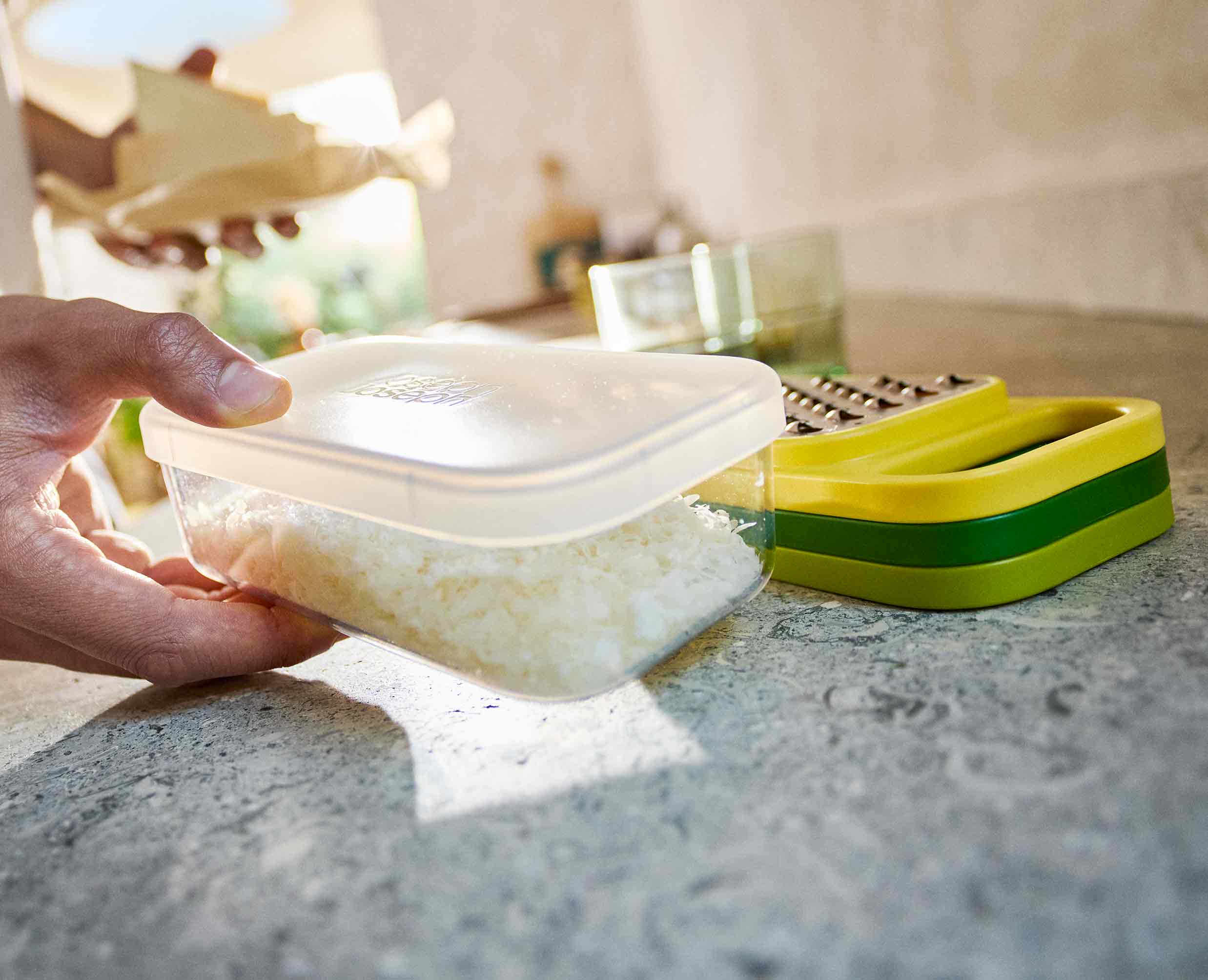 Multi-Grate &amp; Store™ 3-in-1 Grater Set with Storage Container