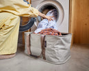 Hold-All™ Ecru Collapsible 35L Laundry Basket
