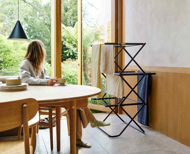 AirFrame™ Max 21m Folding Airer with Long Garment Hanging Rails