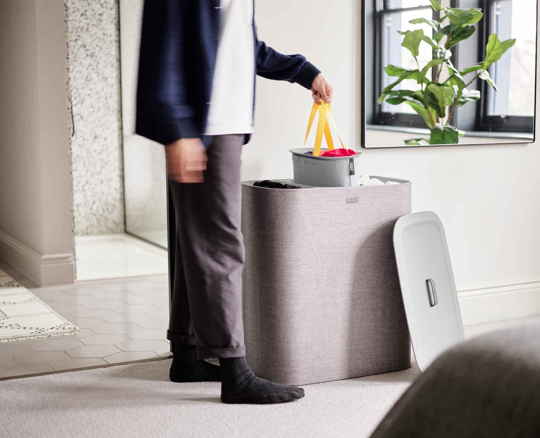 Tota Trio 90L Laundry Separation Basket - 50024 - Image 3