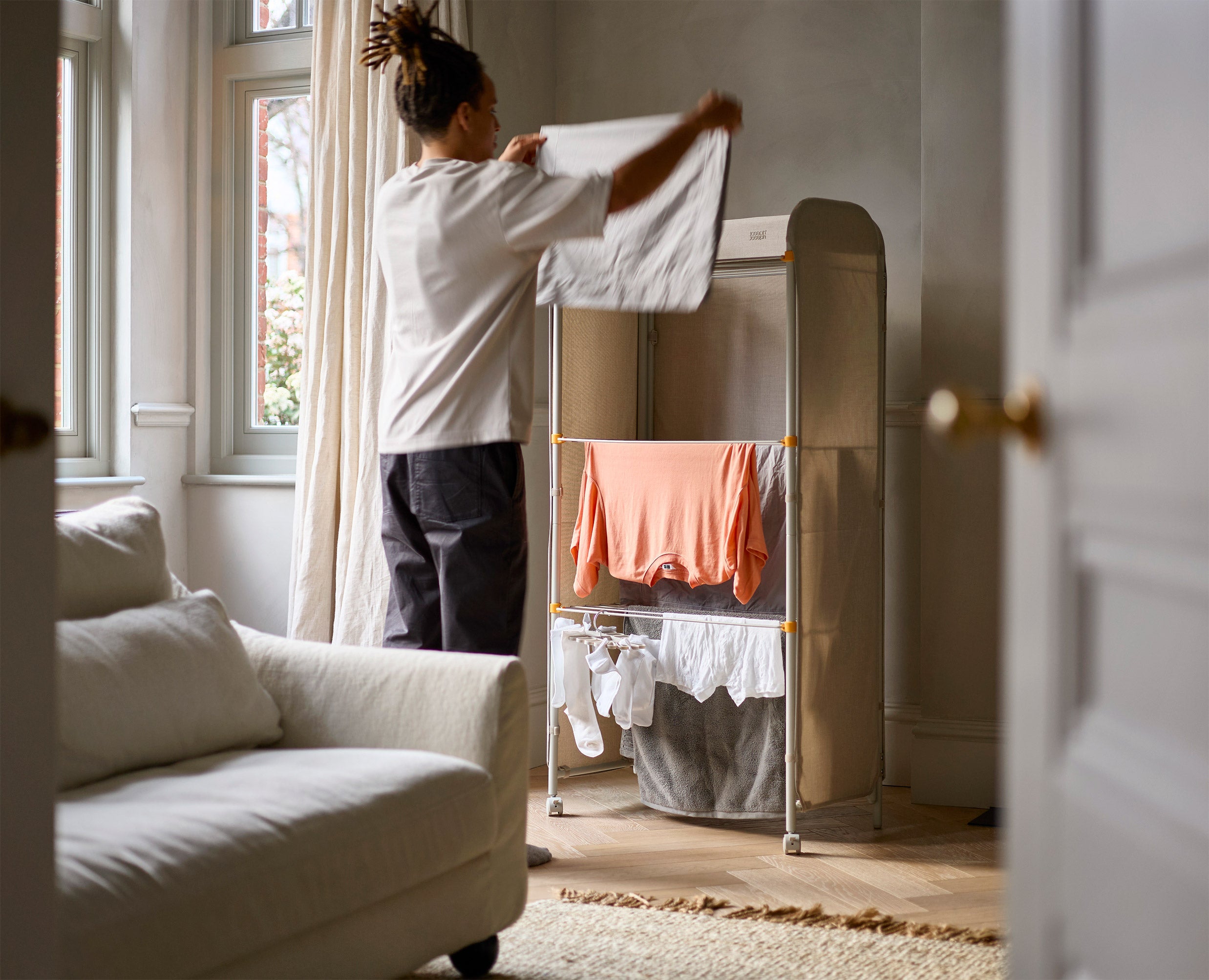 2-piece Clothes Airer Set