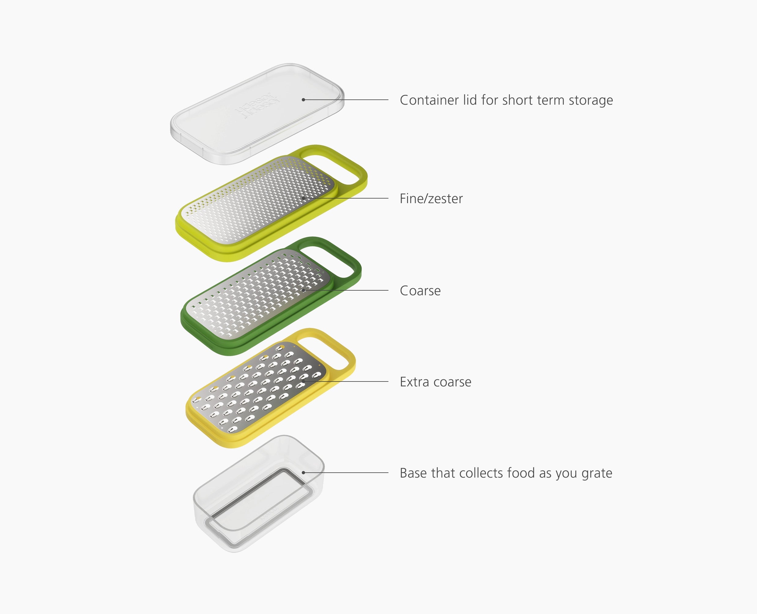 Multi-Grate &amp; Store™ 3-in-1 Grater Set with Storage Container