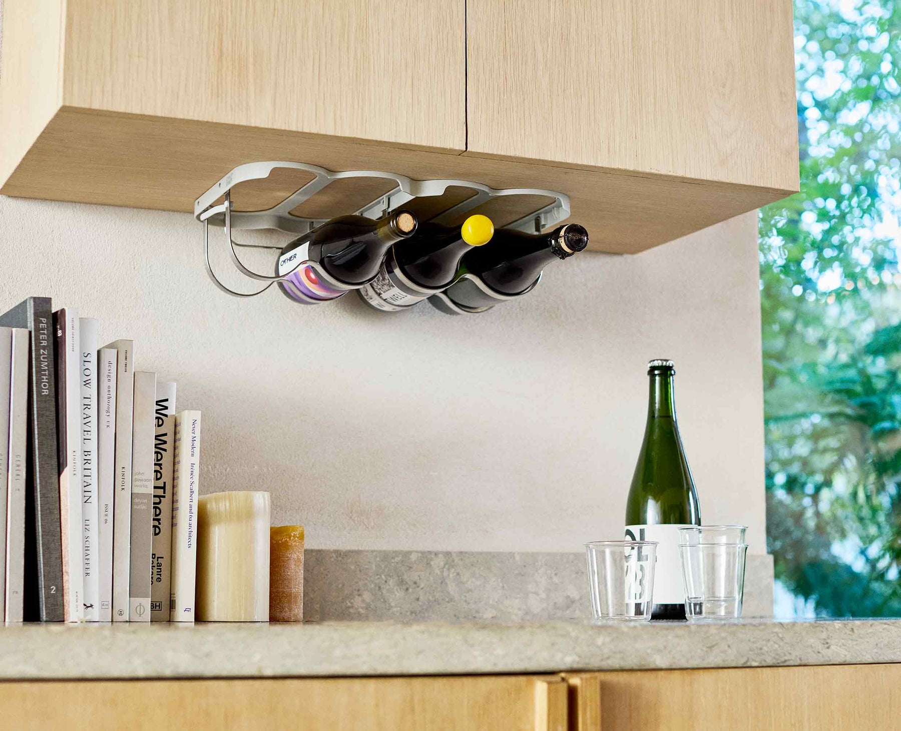 Cradle™ Under-Shelf Folding Wine Bottle Rack